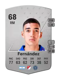 Julián Fernández Common 68 Overall Rating