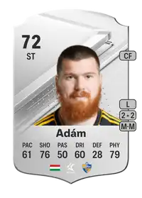 Martin Ádám Rare 72 Overall Rating