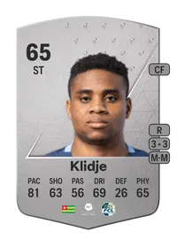 Thibault Klidje Common 65 Overall Rating