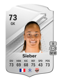 Marie-Morgane Sieber Rare 73 Overall Rating