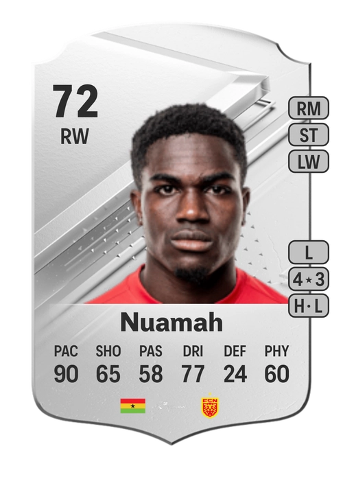 EA FC 24 Ernest Nuamah 72