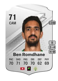 Mohamed Ben Romdhane Rare 71 Overall Rating