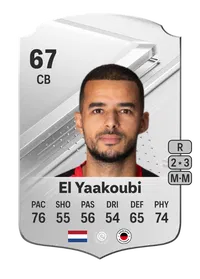 Redouan El Yaakoubi Rare 67 Overall Rating