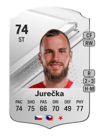 Václav Jurečka Rare 74 Overall Rating