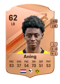 Prince Aning Rare 62 Overall Rating