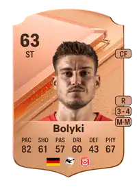 Andor Bolyki Rare 63 Overall Rating