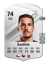 Lukáš Sadílek Rare 74 Overall Rating