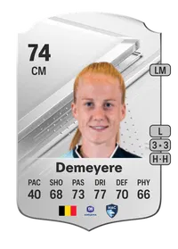 Silke Demeyere Rare 74 Overall Rating