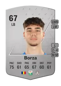 Sebastian Borza Common 67 Overall Rating