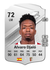 Álvaro Djaló Rare 72 Overall Rating