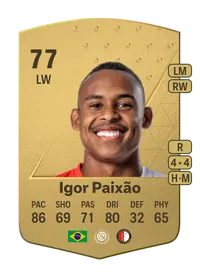 Igor Paixão Common 77 Overall Rating