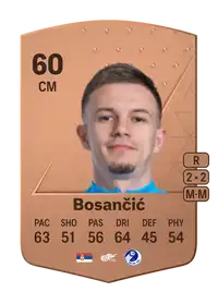 Nemanja Bosančić Common 60 Overall Rating