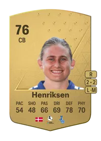 Emilie Henriksen Common 76 Overall Rating