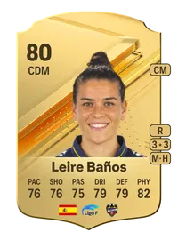 Leire Baños Rare 80 Overall Rating