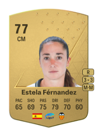 Estela Férnandez Common 77 Overall Rating