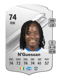 Koko Ange N'Guessan Rare 74 Overall Rating