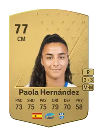 Paola Hernández Common 77 Overall Rating