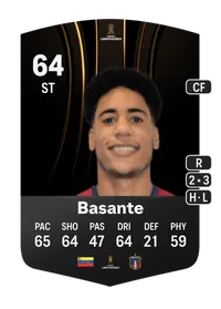 Fernando Basante CONMEBOL Libertadores 64 Overall Rating