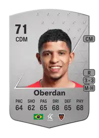 Oberdan Common 71 Overall Rating