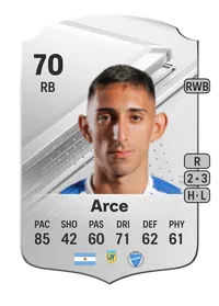 Lucas Arce Rare 70 Overall Rating