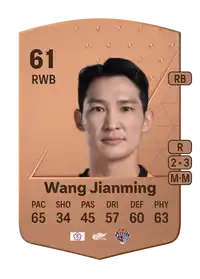 Wang Jianming Common 61 Overall Rating