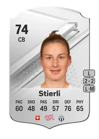 Julia Stierli Rare 74 Overall Rating