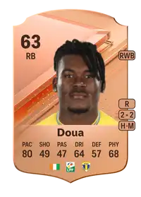 Seniko Doua Rare 63 Overall Rating