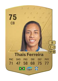 Thais Ferreira Common 75 Overall Rating