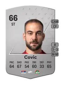 Nemanja Covic Common 66 Overall Rating