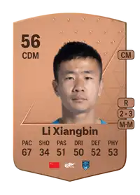 Li Xiangbin Common 56 Overall Rating