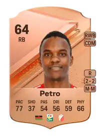 Charles Petro Rare 64 Overall Rating