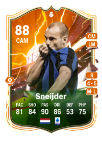 Wesley Sneijder UT Heroes 88 Overall Rating