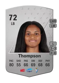 Kenni Thompson Common 72 Overall Rating