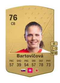 Diana Bartovičová Common 76 Overall Rating