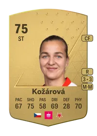 Tereza Kožárová Common 75 Overall Rating