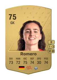 Lourdes Romero Common 75 Overall Rating