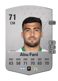 Mohammed Abu Fani Common 71 Overall Rating