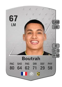 Amine Boutrah Common 67 Overall Rating