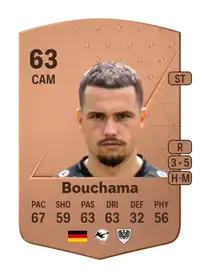 Yassine Bouchama Common 63 Overall Rating