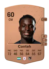 Kamil Conteh Common 60 Overall Rating