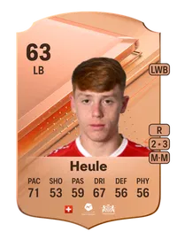 Michael Heule Rare 63 Overall Rating