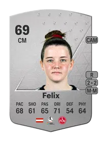 Lara Felix Common 69 Overall Rating