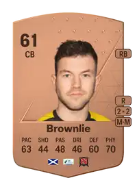 Darren Brownlie Common 61 Overall Rating