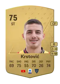 Nikola Krstović Common 75 Overall Rating