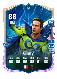 Ludovic Giuly UEFA Heroes (Mens) 88 Overall Rating