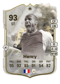 Thierry Henry Thunderstruck ICON 93 Overall Rating