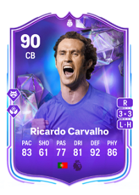 Ricardo Carvalho Fantasy FC Hero 90 Overall Rating