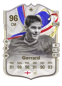 Steven Gerrard Greats of the Game Icon 96 Overall Rating