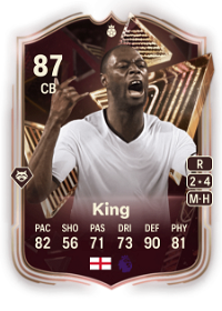 Ledley King Triple Threat Heroes 87 Overall Rating