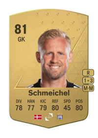 Kasper Schmeichel Common 81 Overall Rating
